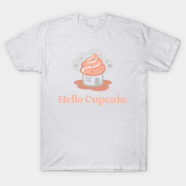 Hello Cupcake T-Shirt by Craft and Crumbles